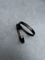 Czarna bransoletka męska